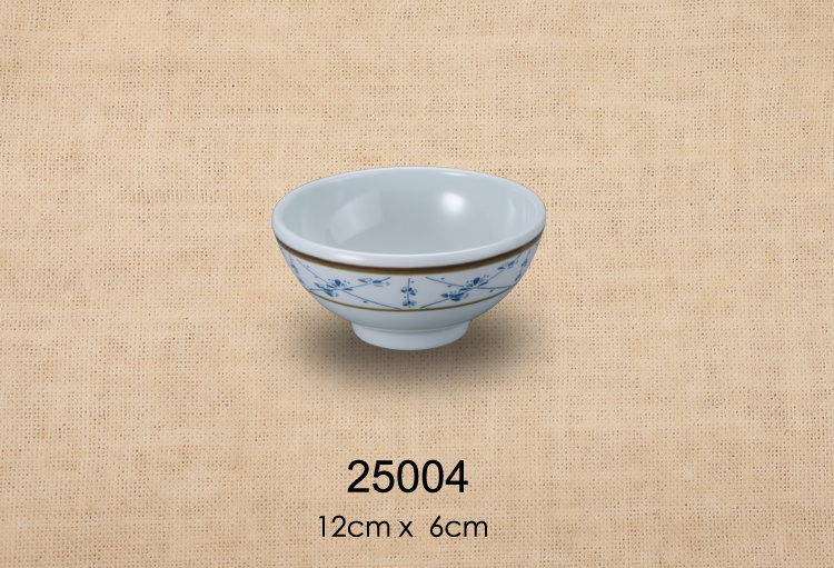 5寸平面饭碗（兰花(huā)）