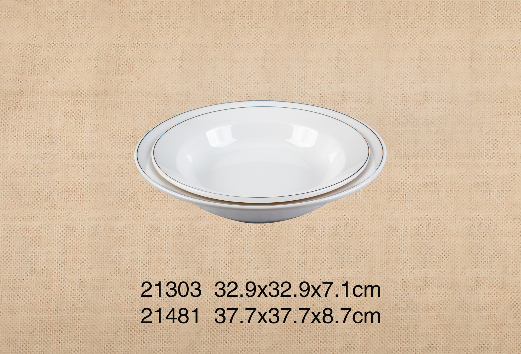 21303-21481  14.8寸+13寸宽边圆碗