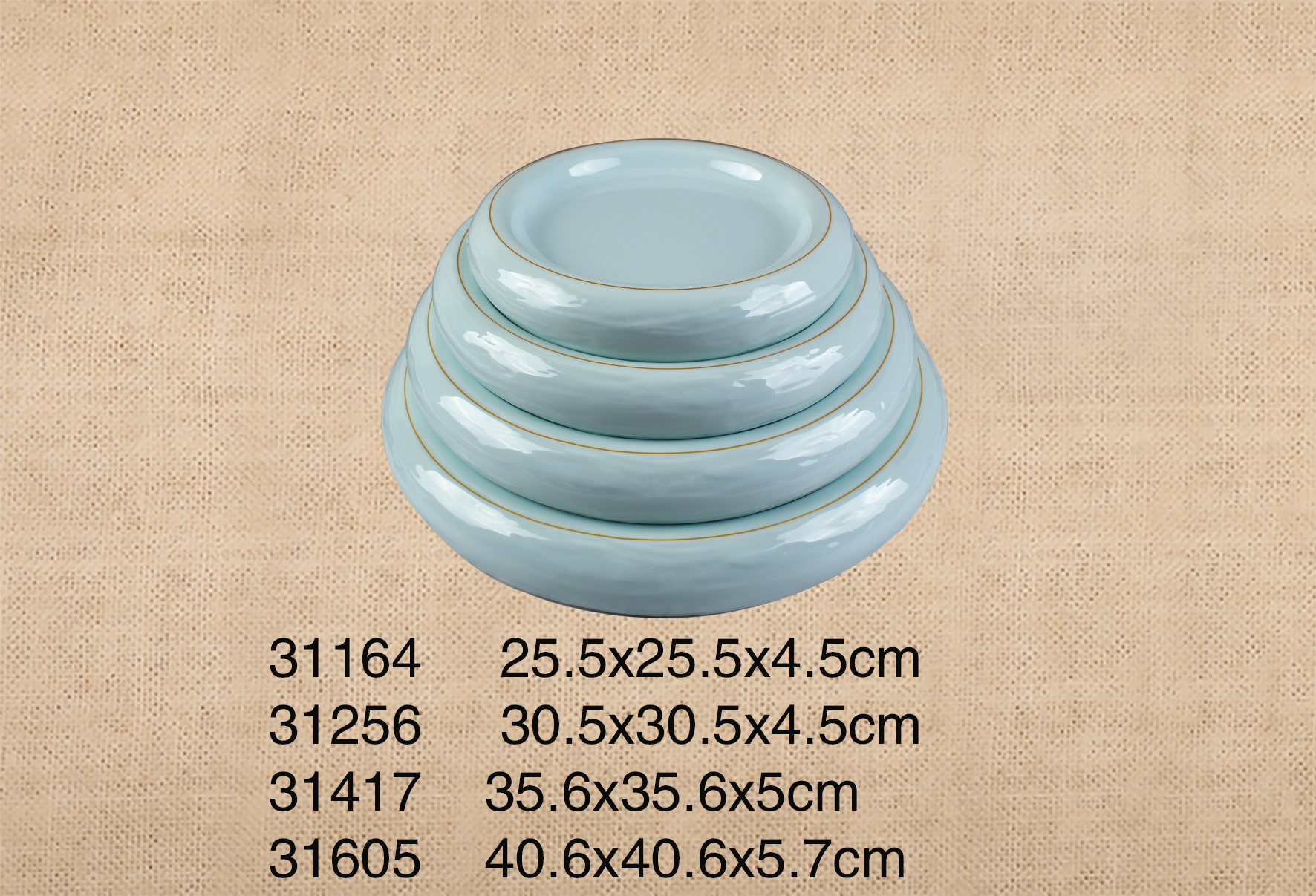 31164-31256-31417-31605   10寸+12寸+14寸+16寸石纹鼓型圆盘