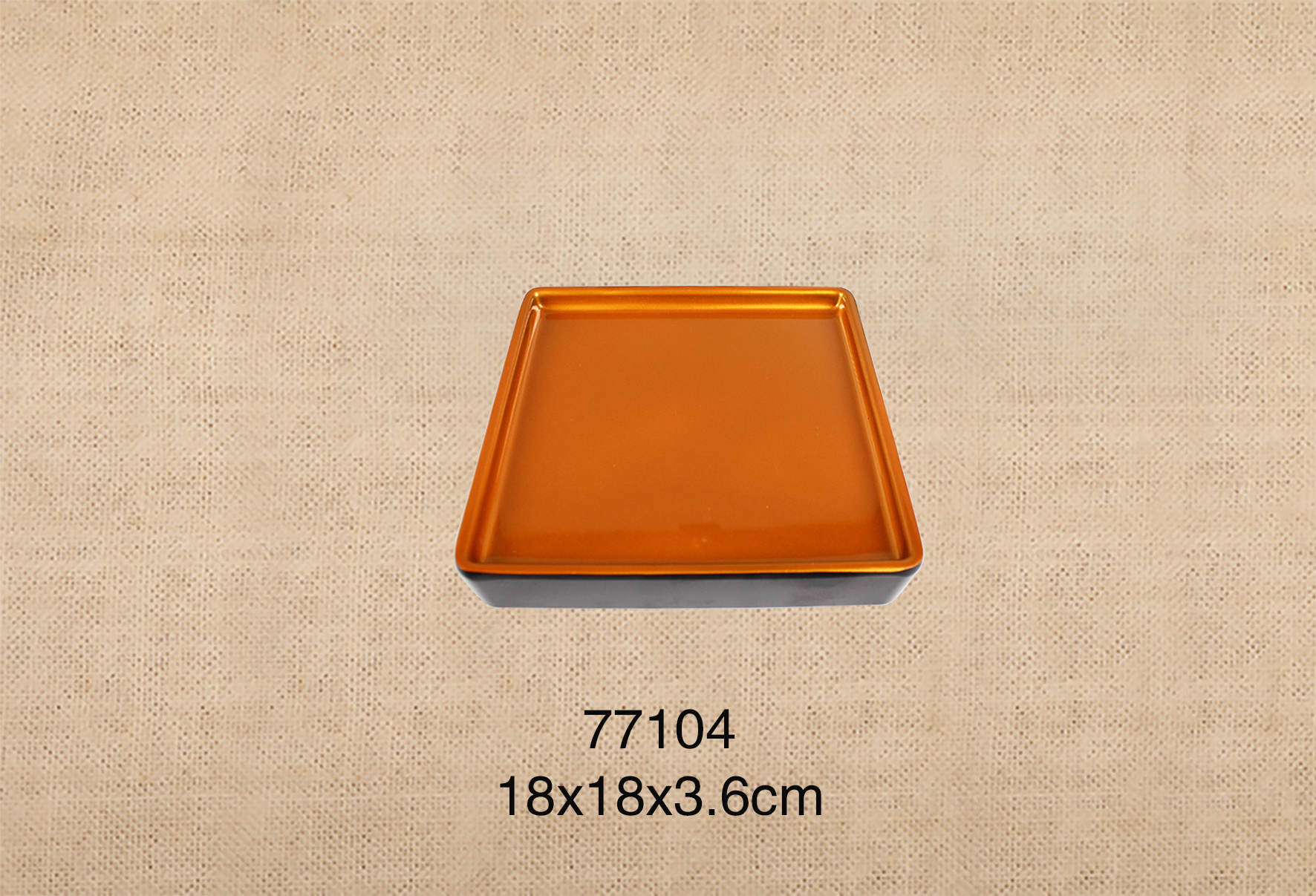 77104   7.1寸四方盘