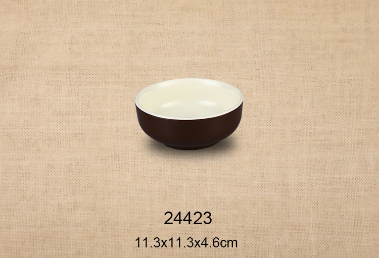 4.4寸汤碗（双色咖啡和米黄）