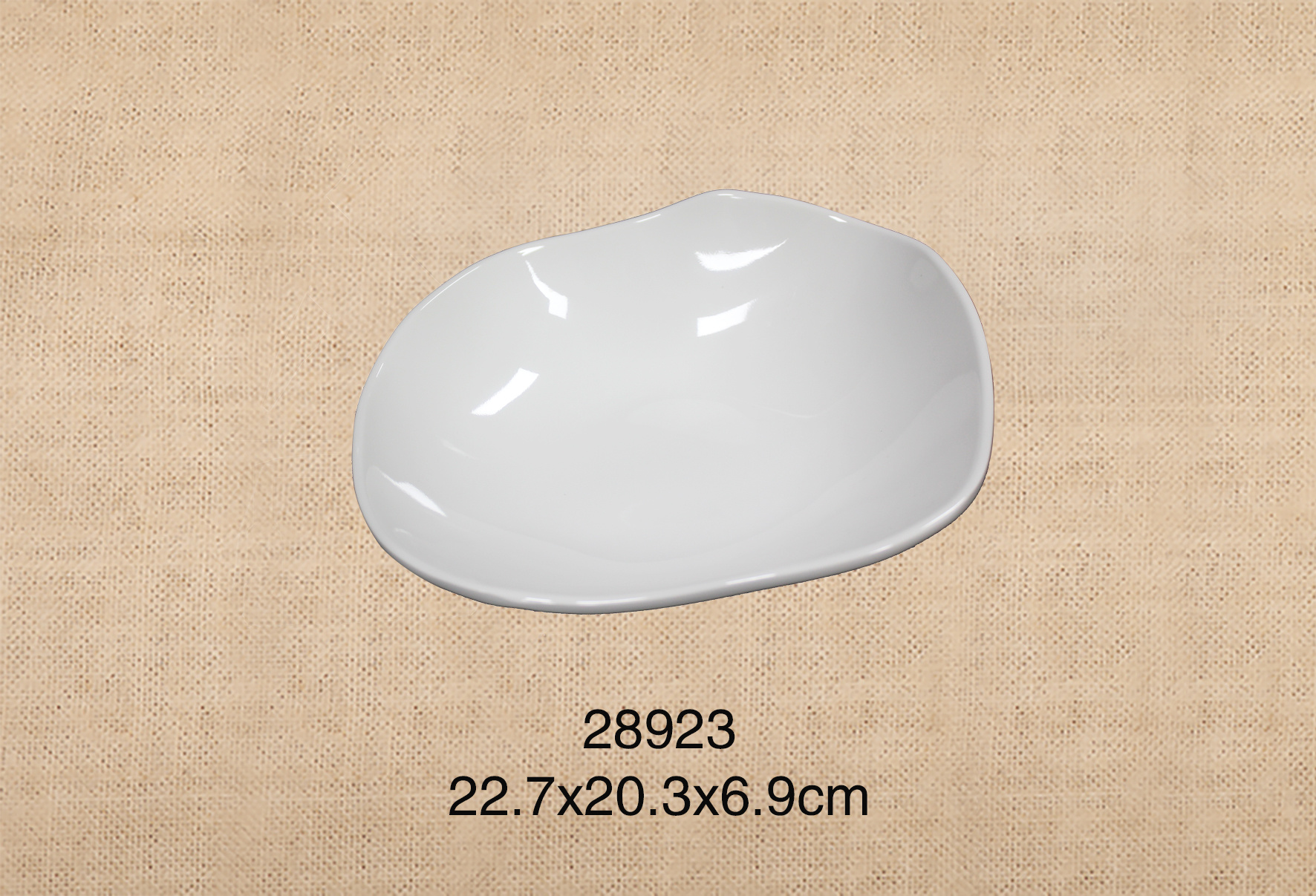 28923  8.9寸异型花(huā)边碗