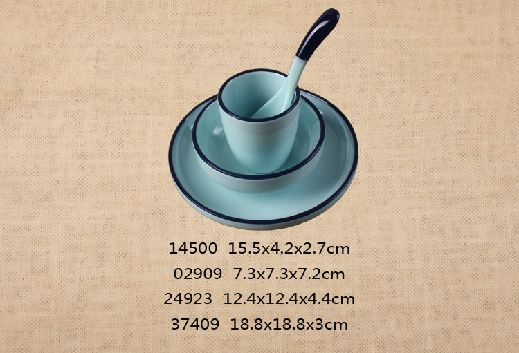勺子/2.9寸杯子/4.9寸小(xiǎo)碗/7.4寸圆盘